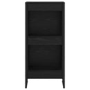 vidaXL Könyvespolc Fekete tölgy 40 x 30 x 86,5 cm Faanyag
