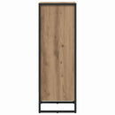 vidaXL Könyvespolc Művészi tölgy 80 x 30 x 155 cm Faanyag