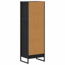 vidaXL Könyvespolc Fekete tölgy 40 x 30 x 121 cm Faanyag