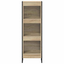 vidaXL Könyvespolc Sonoma 40 x 30 x 121 cm Faanyag
