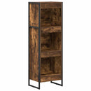 vidaXL Könyvespolc Füstös tölgy 40 x 30 x 121 cm Faanyag