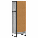 vidaXL Könyvespolc Szürke Sonoma 40 x 30 x 121 cm Faanyag
