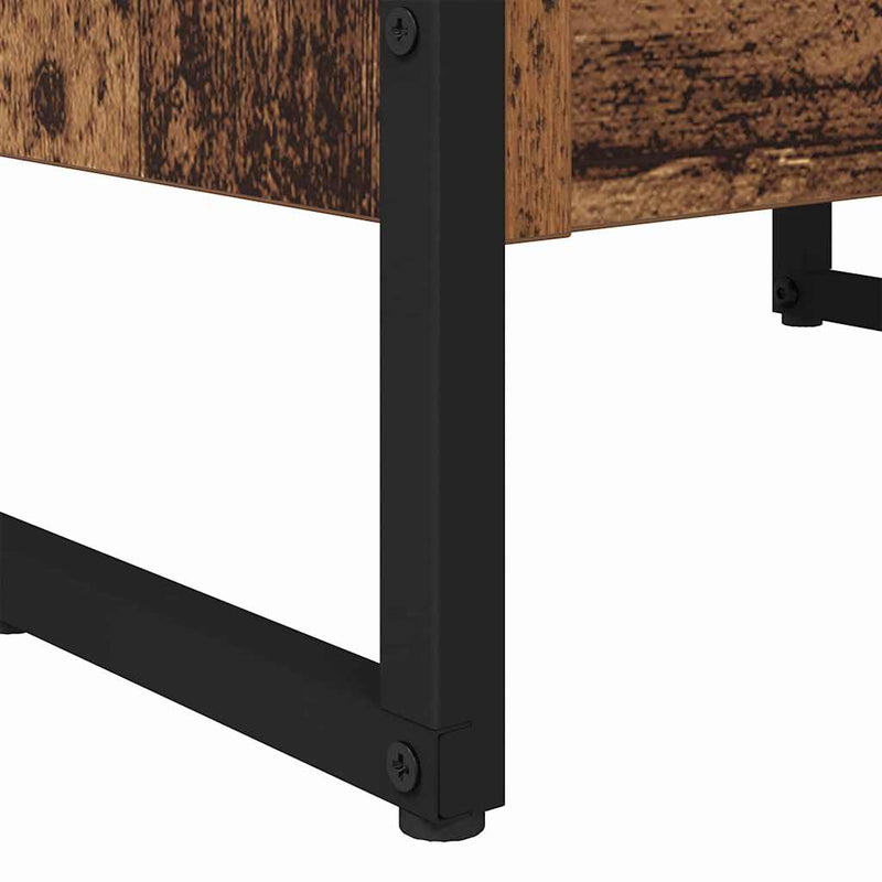 vidaXL Könyvespolc Öreg fa 80 x 30 x 155 cm Faanyag