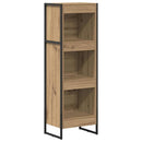 vidaXL Könyvespolc Művészi tölgy 40 x 30 x 121 cm Faanyag