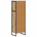 vidaXL Könyvespolc Művészi tölgy 40 x 30 x 121 cm Faanyag