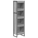 vidaXL Könyvespolc Szürke Sonoma 40 x 30 x 155 cm Faanyag