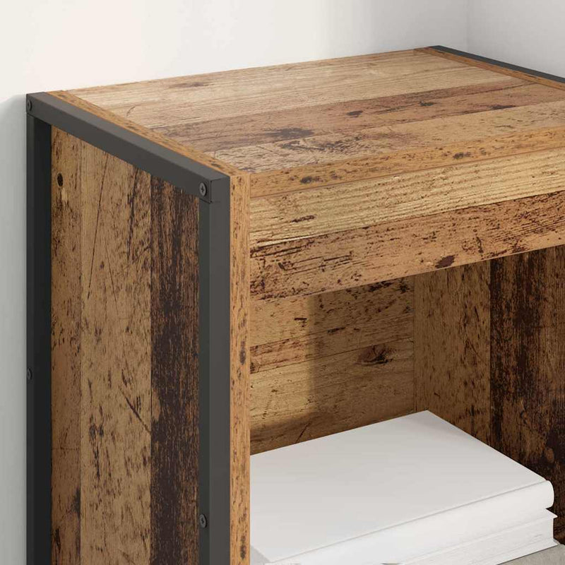 vidaXL Könyvespolc Öreg fa 80 x 30 x 155 cm Faanyag