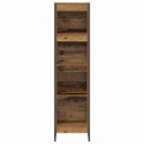 vidaXL Könyvespolc Öreg fa 40 x 30 x 155 cm Faanyag