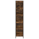 vidaXL Könyvespolc Füstös tölgy 80 x 30 x 155 cm Faanyag