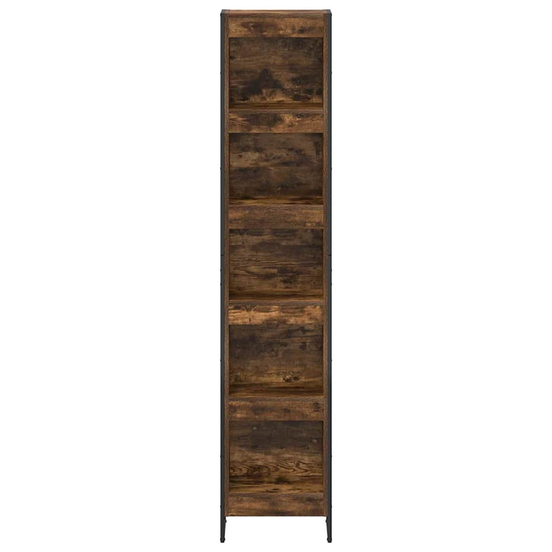 vidaXL Könyvespolc Füstös tölgy 80 x 30 x 155 cm Faanyag