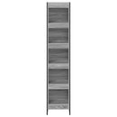 vidaXL Könyvespolc Szürke Sonoma 40 x 30 x 189,5 cm Faanyag