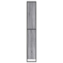vidaXL Könyvespolc Szürke Sonoma 40 x 30 x 189,5 cm Faanyag