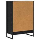 vidaXL Könyvespolc Fekete tölgy 60 x 30 x 86,5 cm Faanyag