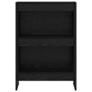 vidaXL Könyvespolc Fekete tölgy 80 x 30 x 155 cm Faanyag