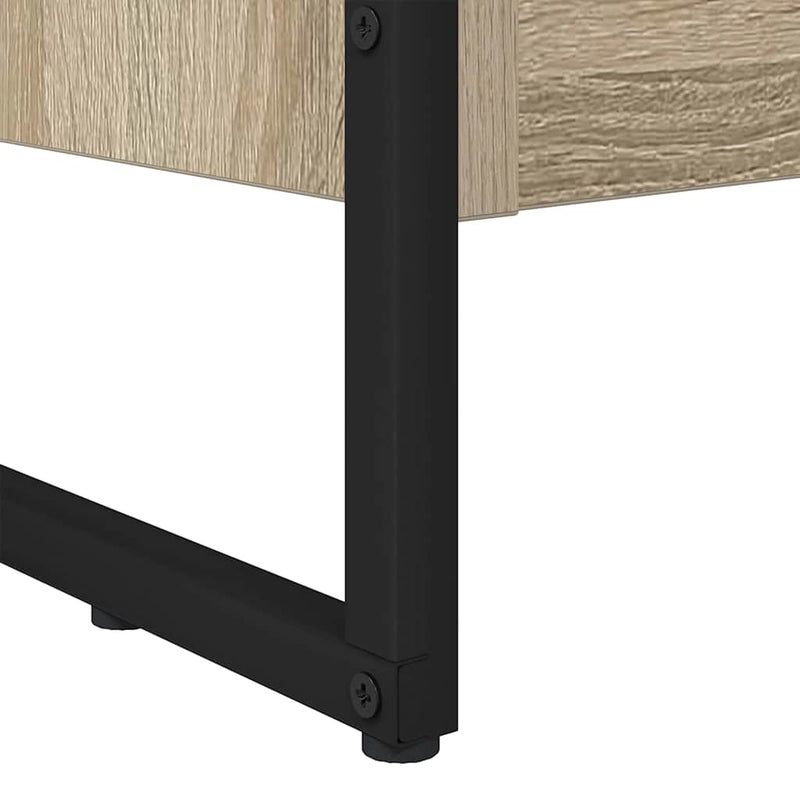 vidaXL Könyvespolc Sonoma 80 x 30 x 155 cm Faanyag