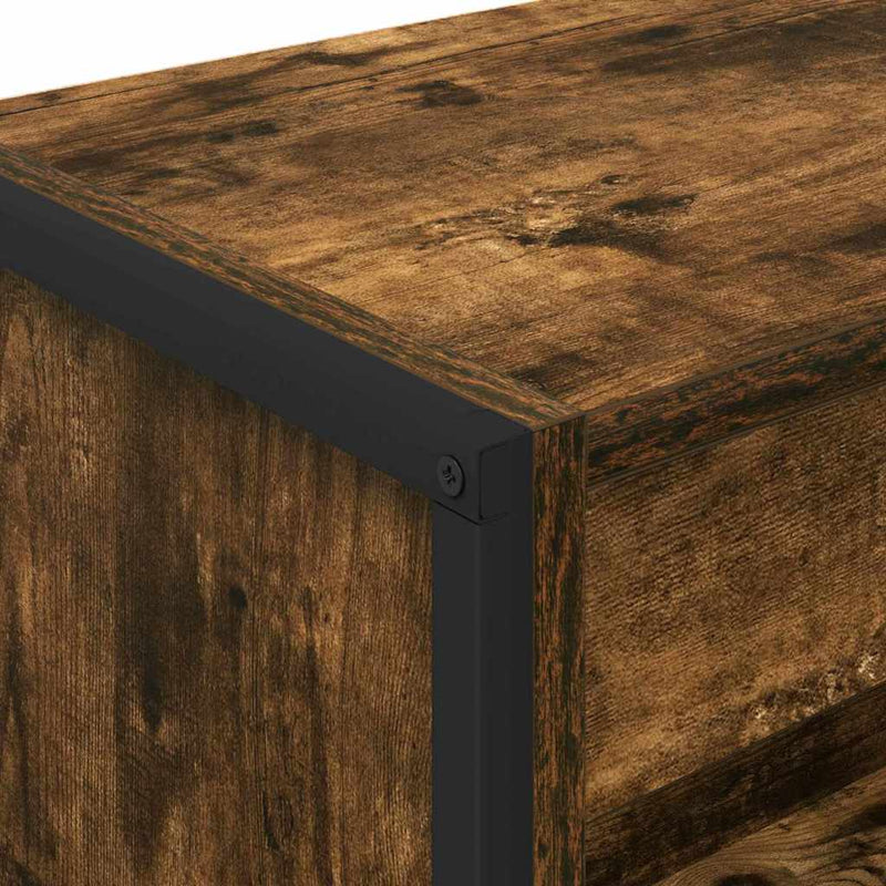 vidaXL Könyvespolc Füstös tölgy 80 x 30 x 155 cm Faanyag