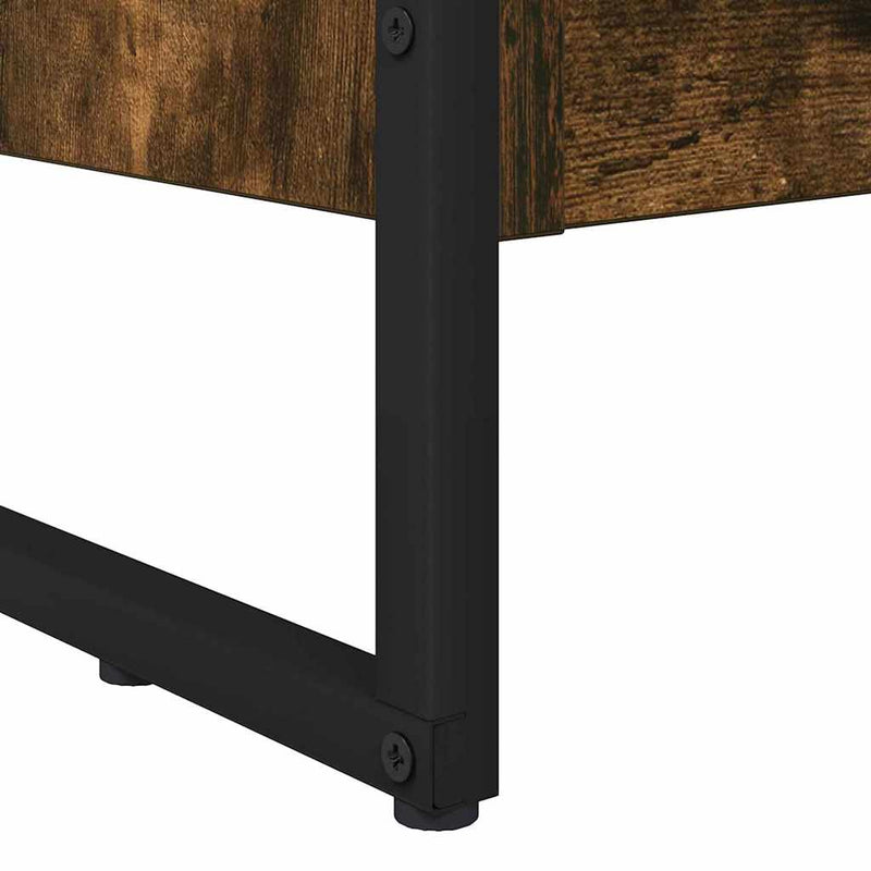 vidaXL Könyvespolc Füstös tölgy 80 x 30 x 155 cm Faanyag