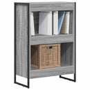vidaXL Könyvespolc Szürke Sonoma 60 x 30 x 86,5 cm Faanyag