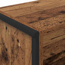 vidaXL Könyvespolc Öreg fa 80 x 30 x 155 cm Faanyag