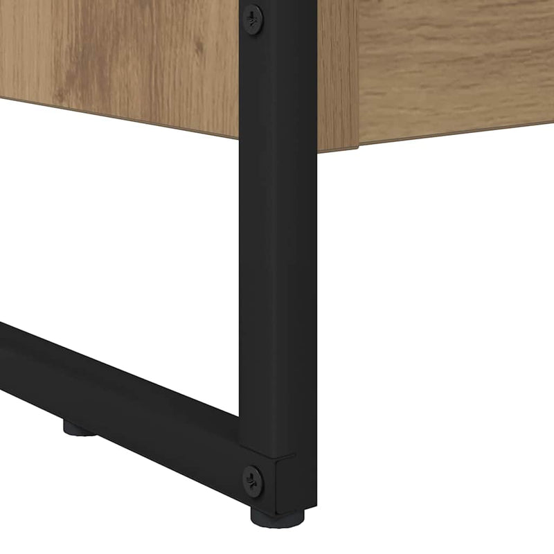 vidaXL Könyvespolc Művészi tölgy 80 x 30 x 155 cm Faanyag