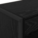 vidaXL Könyvespolc Fekete tölgy 80 x 30 x 155 cm Faanyag