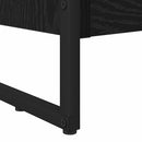 vidaXL Könyvespolc Fekete tölgy 80 x 30 x 155 cm Faanyag