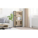 vidaXL Könyvespolc Sonoma 60 x 30 x 121 cm Faanyag
