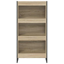 vidaXL Könyvespolc Sonoma 60 x 30 x 121 cm Faanyag
