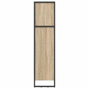 vidaXL Könyvespolc Sonoma 80 x 30 x 155 cm Faanyag