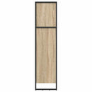 vidaXL Könyvespolc Sonoma 60 x 30 x 121 cm Faanyag