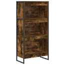 vidaXL Könyvespolc Füstös tölgy 60 x 30 x 121 cm Faanyag