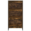 vidaXL Könyvespolc Füstös tölgy 60 x 30 x 121 cm Faanyag
