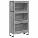 vidaXL Könyvespolc Szürke Sonoma 60 x 30 x 121 cm Faanyag