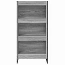 vidaXL Könyvespolc Szürke Sonoma 60 x 30 x 121 cm Faanyag