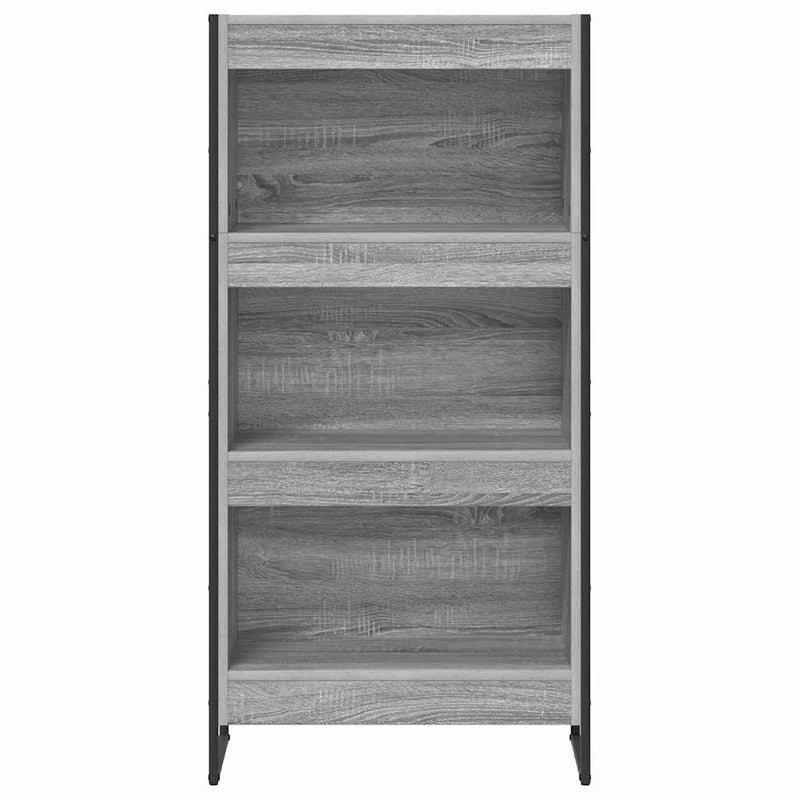 vidaXL Könyvespolc Szürke Sonoma 80 x 30 x 155 cm Faanyag