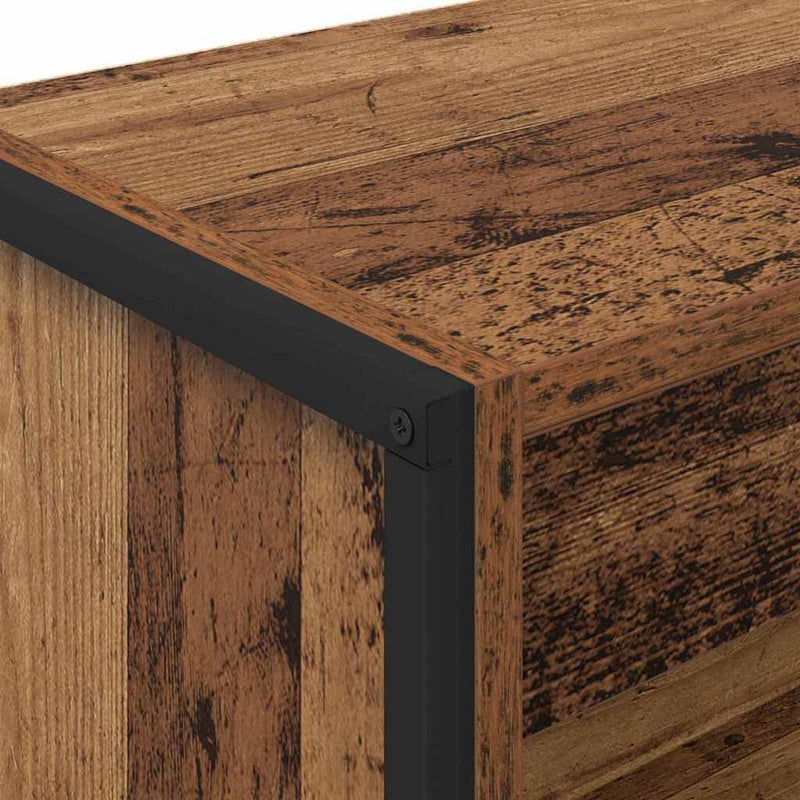 vidaXL Könyvespolc Öreg fa 80 x 30 x 155 cm Faanyag