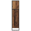 vidaXL Könyvespolc Öreg fa 60 x 30 x 121 cm Faanyag