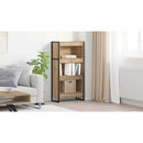 vidaXL Könyvespolc Művészi tölgy 60 x 30 x 121 cm Faanyag