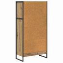 vidaXL Könyvespolc Művészi tölgy 60 x 30 x 121 cm Faanyag