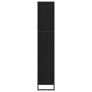 vidaXL Könyvespolc Fekete tölgy 60 x 30 x 155 cm Faanyag