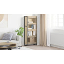 vidaXL Könyvespolc Sonoma 60 x 30 x 155 cm Faanyag