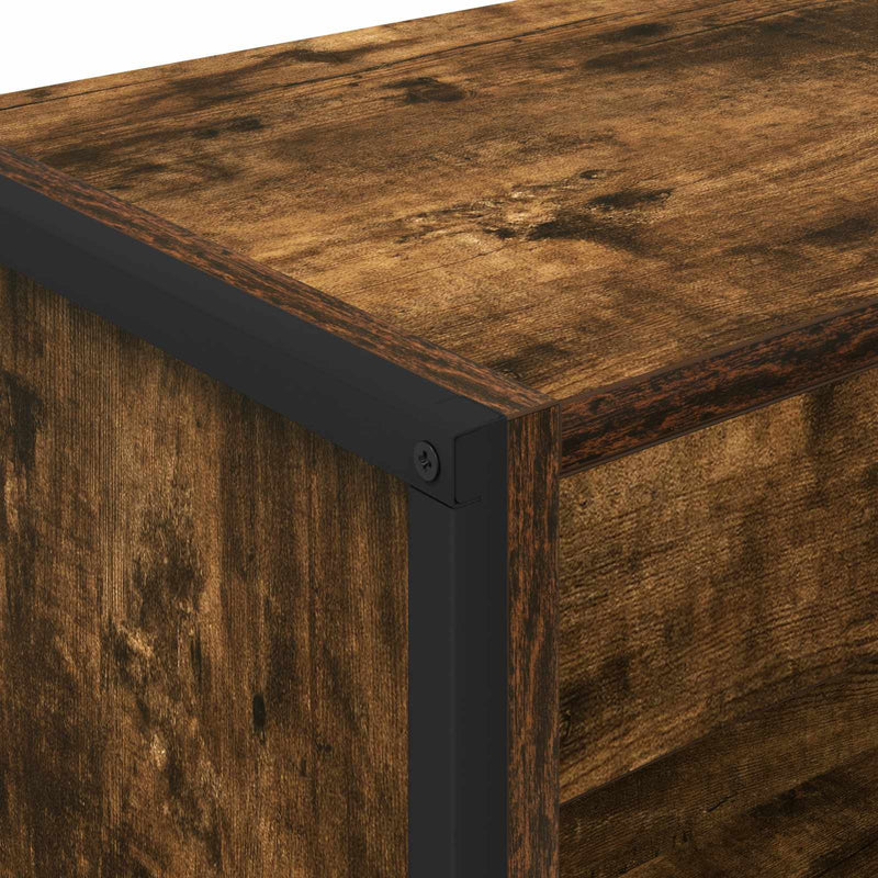 vidaXL Könyvespolc Füstös tölgy 80 x 30 x 155 cm Faanyag