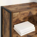 vidaXL Könyvespolc Füstös tölgy 80 x 30 x 155 cm Faanyag