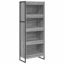 vidaXL Könyvespolc Szürke Sonoma 60 x 30 x 155 cm Faanyag