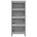 vidaXL Könyvespolc Szürke Sonoma 80 x 30 x 155 cm Faanyag