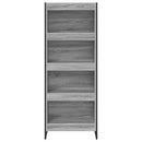 vidaXL Könyvespolc Szürke Sonoma 60 x 30 x 155 cm Faanyag