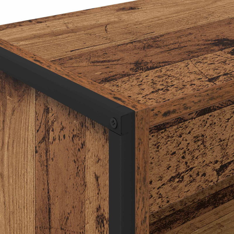 vidaXL Könyvespolc Öreg fa 80 x 30 x 155 cm Faanyag