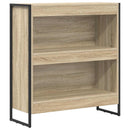 vidaXL Könyvespolc Sonoma 80 x 30 x 86,5 cm Faanyag