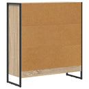 vidaXL Könyvespolc Sonoma 80 x 30 x 86,5 cm Faanyag