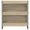 vidaXL Könyvespolc Sonoma 80 x 30 x 86,5 cm Faanyag